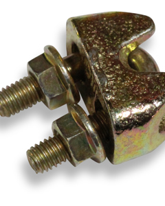 Cable clamp safety 5mm 3/16" DIN EN13411-5 galv NG5